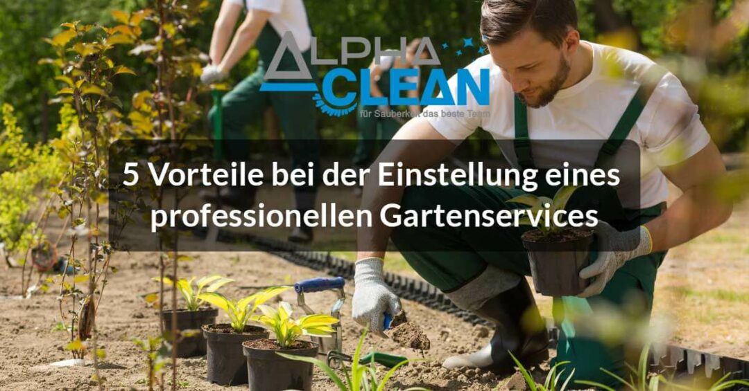 5 Vorteile bei der Einstellung eines professionellen Gartenservices