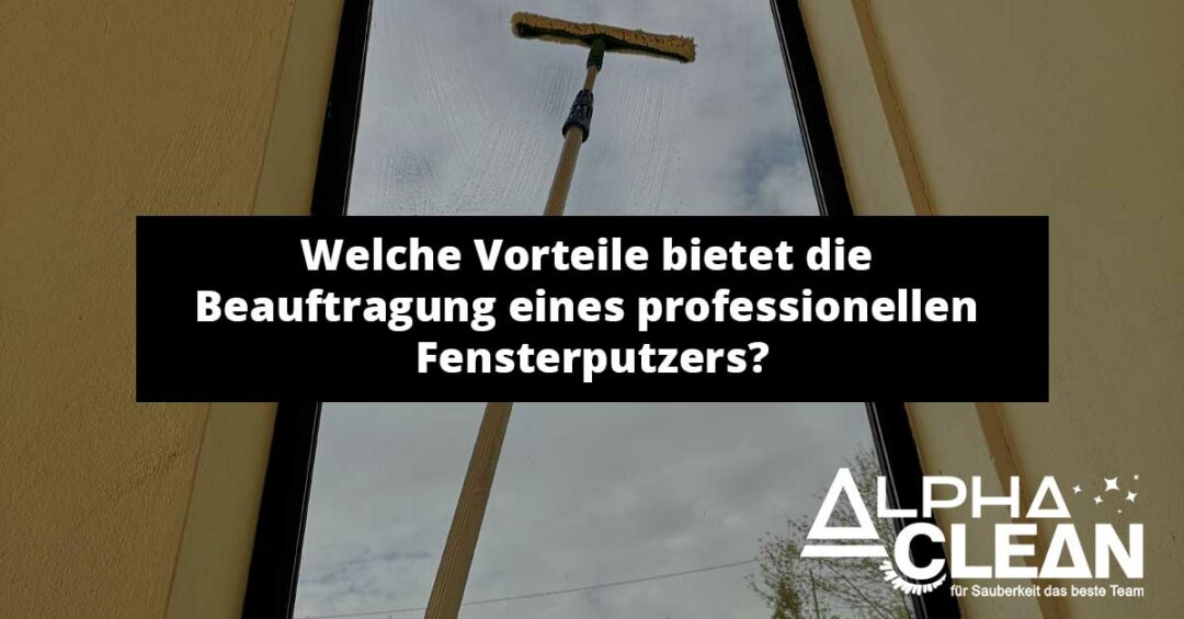 Welche Vorteile bietet die Beauftragung eines professionellen Fensterputzers?